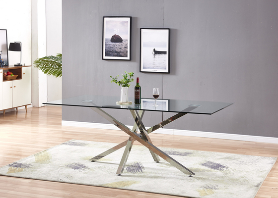 50kgs high end glass dining table