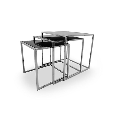 Modern Style Removable 8.5kgs Living Room Glass Side Tables