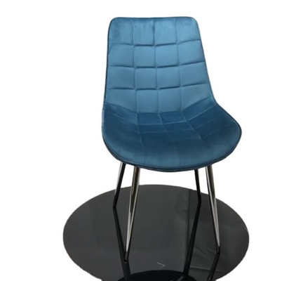 Metal Leg Tufted High Back 84cm 5KGS Modern Leisure Chair