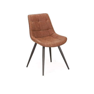 Modern Restaurant Furniture 84cm 50cm PU Leather Dining Chair