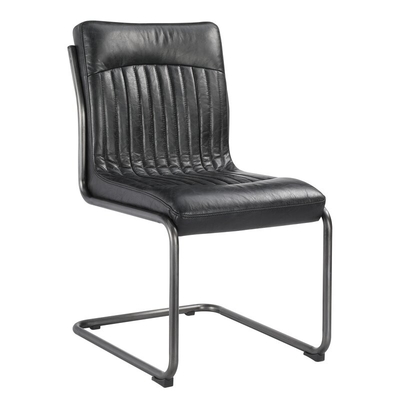 Modern Living Room Furniture Black Luxury 840mm Leather Chair