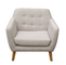 Elegant 78cm 22.5KGS 0.55CBM Luxury Modern Accent Chairs