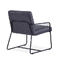 27.6KGS Living Room Lounge Chairs With Fabric Cushion Seat Back