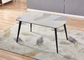 Grey Rectangle Luxury Real Natural 50kgs Marble Top Dining Table