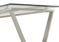 Simple 20KGS 120cm 80cm Steel Frame Console Table