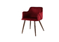 Luxury Modern Living Room 0.21CBM 14.5KGS Metal Velvet Chair