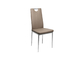 0.25m³ 60KGS Modern Dining Chair With Chrome Metal Leg