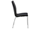 Leisure Simple Black Seat 440mm 560mm Modern Dining Chair
