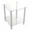 Living Furniture 45cm 54cm Contemporary Glass Side Tables