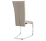 0.25CBM 42cm Modern Dining Chair With Brushed Stainless Steel