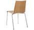 82.5cm Modern Dining Chair with Electroplate Metal Legs