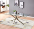 Modern Elegantly Tempered Glass Square 50KGS 76cm Stylish Dining Table
