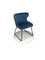Blue Velvet 5.2KGS  810mm Armrest Upholstered Banquet Leisure Chair