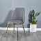 Home Furniture 0.18CBM 82cm Leather Gold Frame Modern Leisure Chair