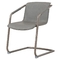 Elegant Nordic Style Metal Leather 770mm Modern Leisure Chair