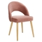 Ergonomic Elegance Upholstered Velvet 810mm Gold Modern Leisure Chair