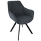 Upholstered 840mm Metal Frame 8.6kgs Modern Leather Lounge Chair