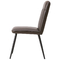 Banquet Brown Leather 16kgs Modern Dining Chair