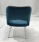 Blue Velvet Seater Upholstered H860mm Contemporary Lounge Chairs