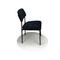 14KGS 770mm 0.12m3 Black Velvet Dining Chair