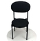 Powder Metal Leg 16KGS 850mm Oval Back Dining Chair