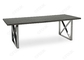 Marble Stainless Steel Frame 120*60cm Modern Dining Table