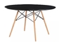 Wooden Legs 17kgs 900mm Modern Dining Table