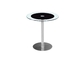 Chromed Steel Leg 22kgs 900*750mm Modern Round Dining Table