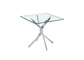 Chromed Steel Leg 22kgs 900*750mm Modern Round Dining Table
