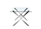 70KGS 150x90cm Modern Glass Table For Restaurant