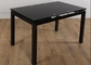 Extendable Glass Top 88KGS 170x70cm Modern Dining Table