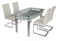 Leather Z Rectangle 0.12m3 68kgs Modern Dining Room Sets
