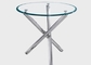 Round Glass 32KGS 80cm Modern Dining Table