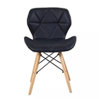 150Kgs Bearing  Eiffel Dining Chair Leather Button Dining Chairs Rust Proof