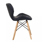 150Kgs Bearing  Eiffel Dining Chair Leather Button Dining Chairs Rust Proof