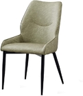 Modern Soft Bag Backrest Leather Padded Dining Chairs L Size 890mm Height