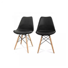 Luxury Simplicity Black Eiffel Dining Chair For Coffee Shop  Dirt Resistant