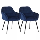 ISO9001 Velvet Fabric Seat Nordic Dining Chairs OEM ODM Available