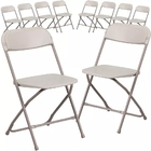 Acid Resistance Metal Stackable Folding Chair Foldable Steel Chair