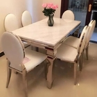 Simplicity Family Dining Table Set Multi Seat European Style Dining Set