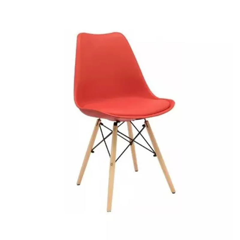 Contemporary Nordic Armless Red Eiffel Dining Chair Wear Resistant 4.8kgs