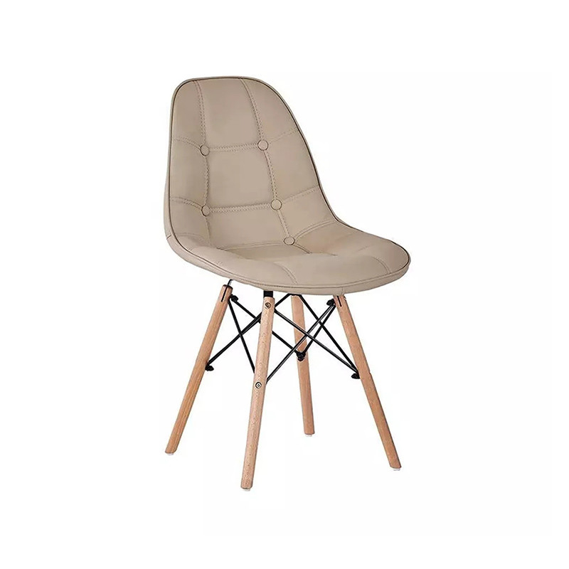 ODM Leather Modern Armless Dining Chair