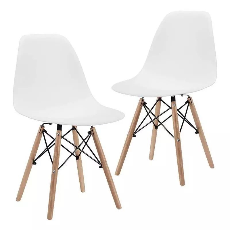 Wear Resistance  Style Kitchen Chairs Modern Plastic Dining Chairs