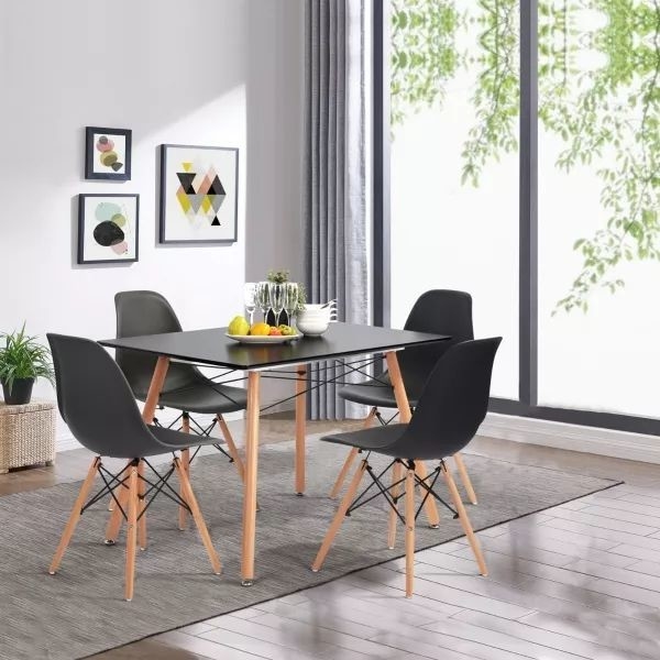 Mechanical structure Black Eames Dining Chair Various Colors For Catering Parties