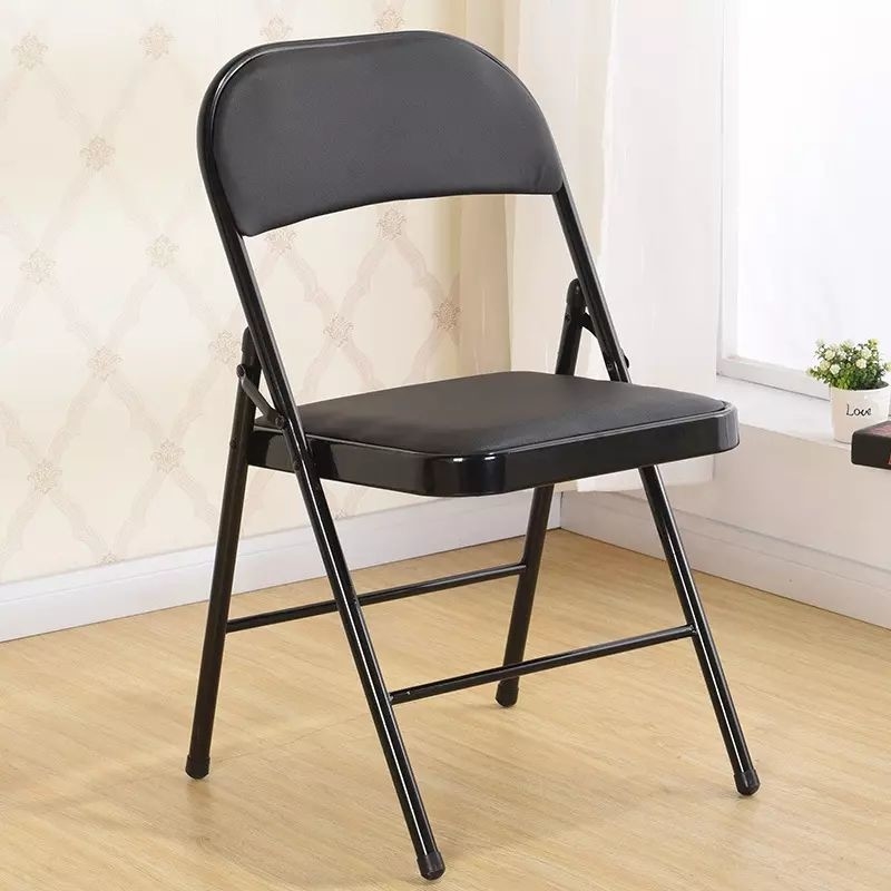 Powder Coated Upholstered Metal Folding Chairs For Events Anticorrosive