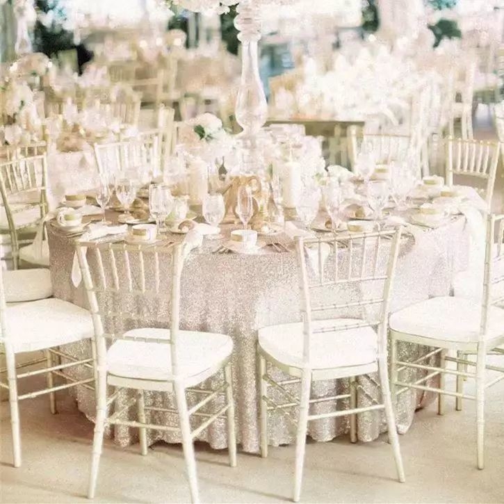 Strong Frame Catering Metal Wedding Chair Fancy Hotel Furniture UV Resistant