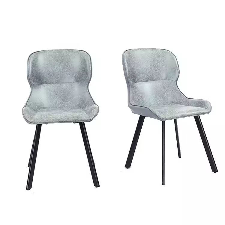 PU Leather Upholstered Dining Chair Waterproofing Environmentally Friendly